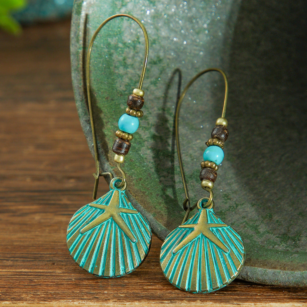 Bohemian Geometric Metal Earrings for Women