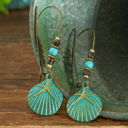 Bohemian Geometric Metal Earrings for Women