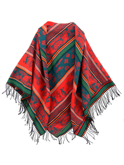 Ethnic Wind Scarf Female Tibetan Spring And Autumn Towel Outside The Cloak Air Conditioning Shawl