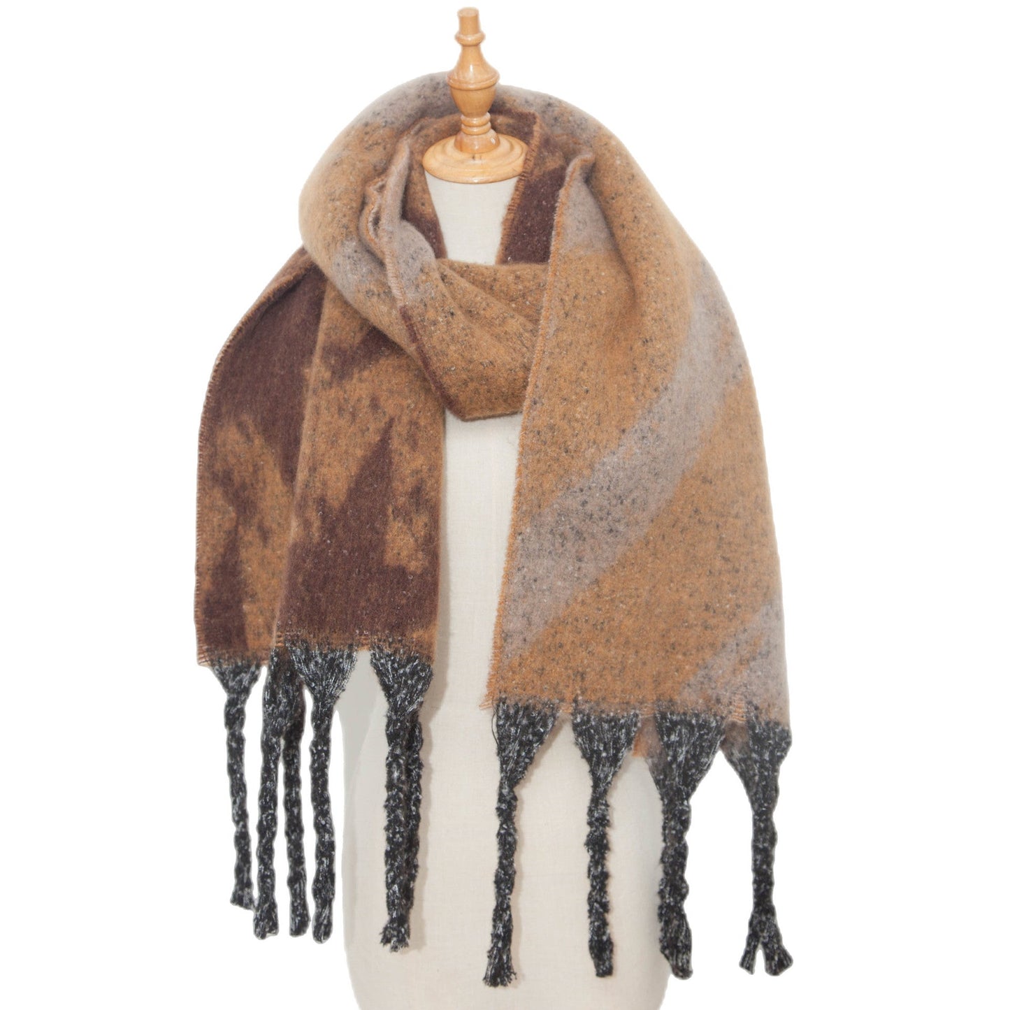 Patchwork Color Star Print Scarves