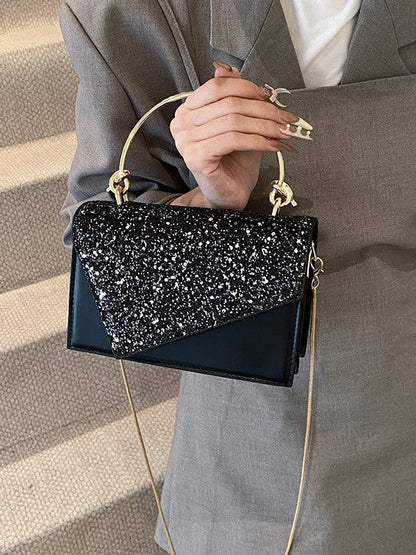 Trendy Sequin Mini Handbag Stylish Shoulder Bag