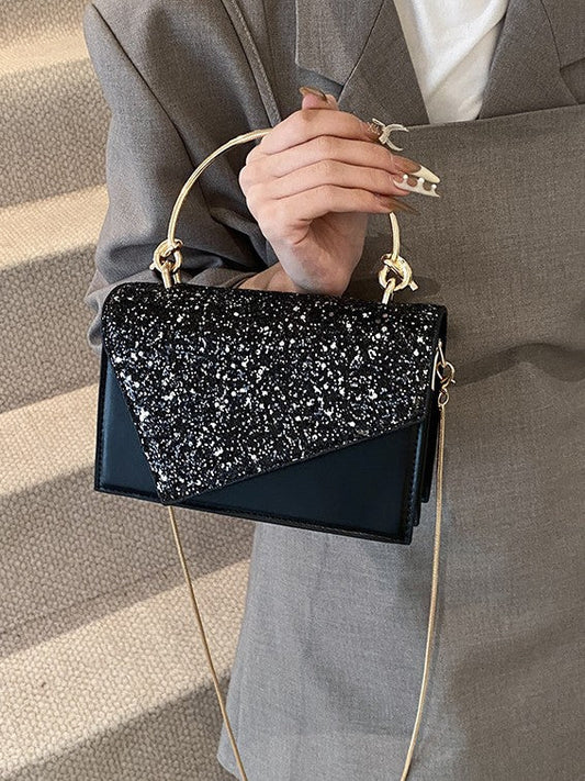 Trendy Sequin Mini Handbag Stylish Shoulder Bag
