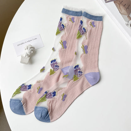 Rufia -  Floral Botanic Summer Socks