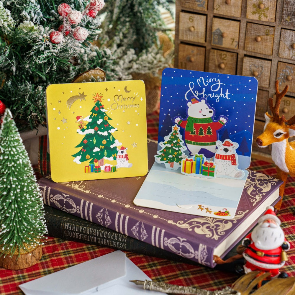 Funny 3D Pop Up Merry Christmas Card