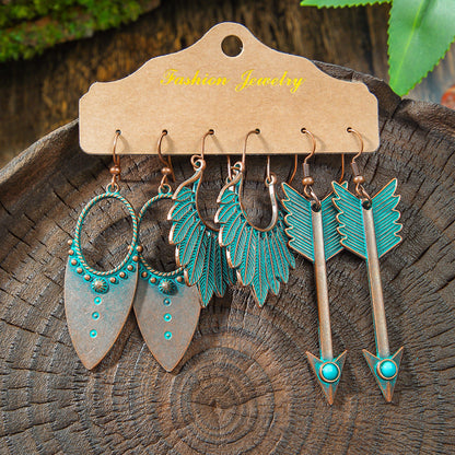 Bohemian Tassel Earrings Vintage Metal