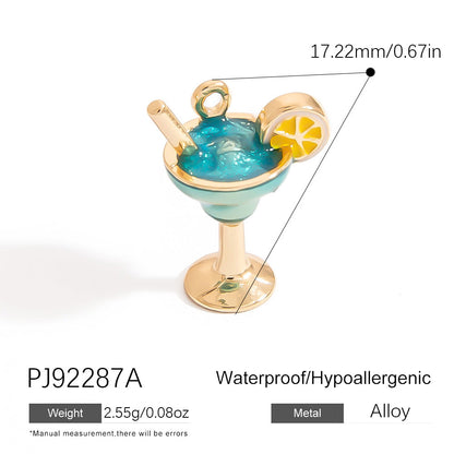 Stainless Steel DIY Jewelry Accessories Cute Charm Pendant