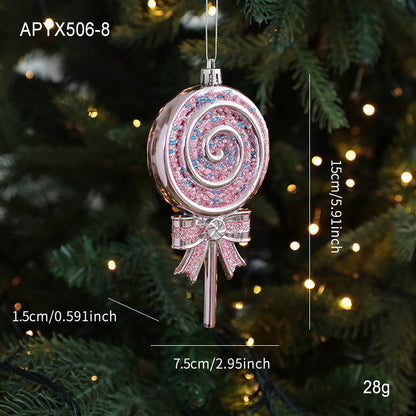 Sparking Cartoon Pendant Christmas Hanging Ornament
