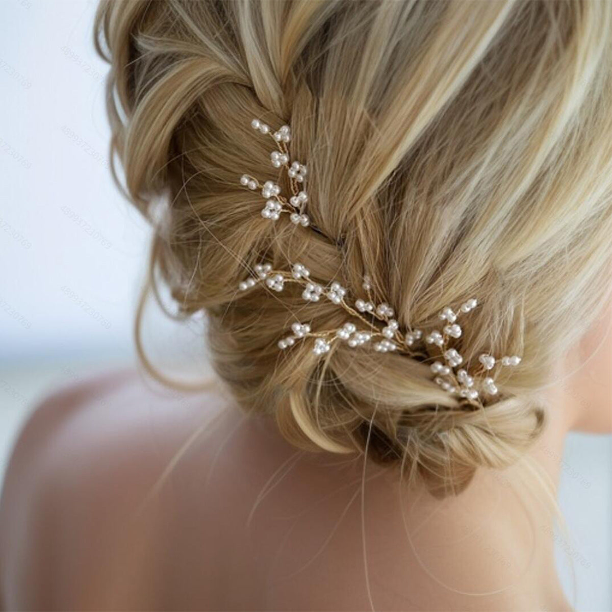 Handmade Pearl Hair Pins U-Shaped Hair Forks Wedding Party Accessories