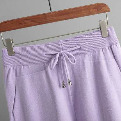2+ Round Neck Simple Knit Sets