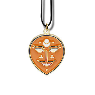 Potala Palace Tibetan Opera Masks Necklace Tibet Souvenir Pendant For Gift