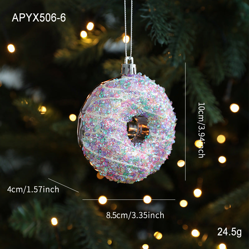 Sparking Cartoon Pendant Christmas Hanging Ornament