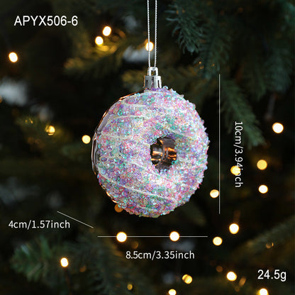 Sparking Cartoon Pendant Christmas Hanging Ornament