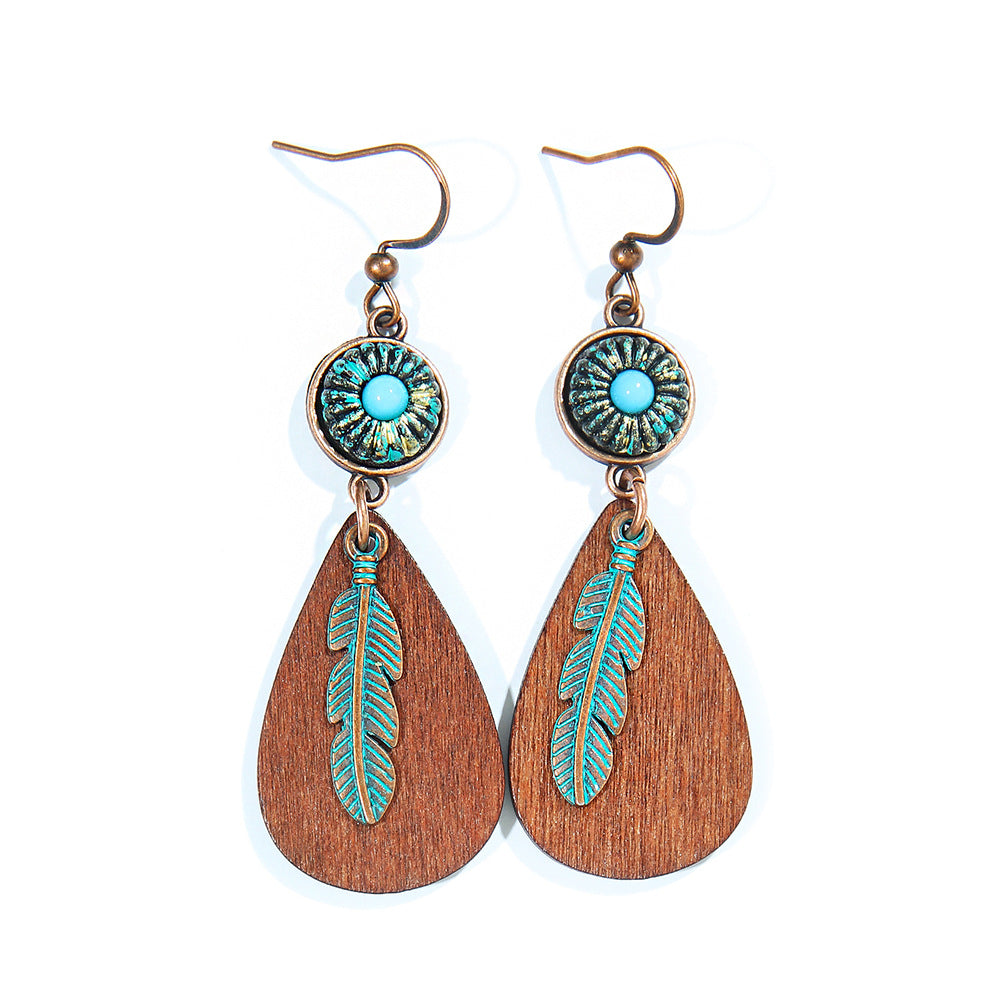 Bohemian Retro Tassel Earrings Vintage Style Travel Accessories