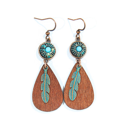 Bohemian Retro Tassel Earrings Vintage Style Travel Accessories