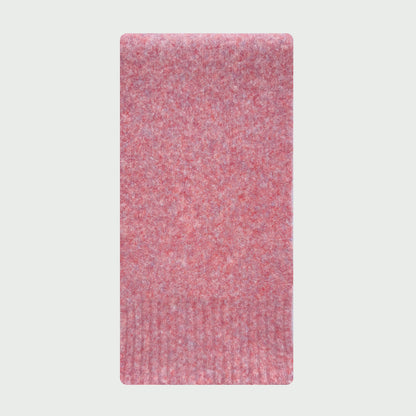 Solid Color Wool Knit Scarf for Women