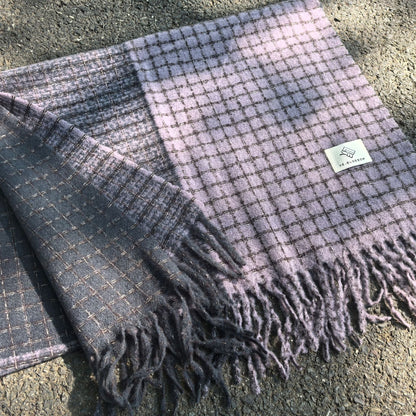 Classic Plaid Thicken Warm Christmas Theme Shawl
