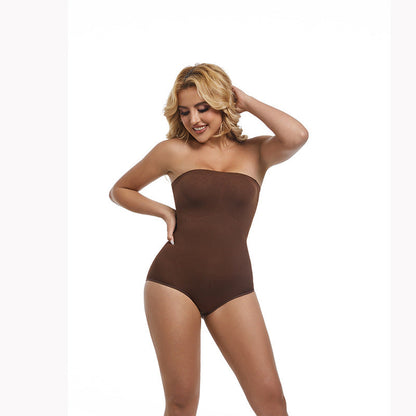 Seamless Wrap Bodysuit With Waist Control And Adjustable Features