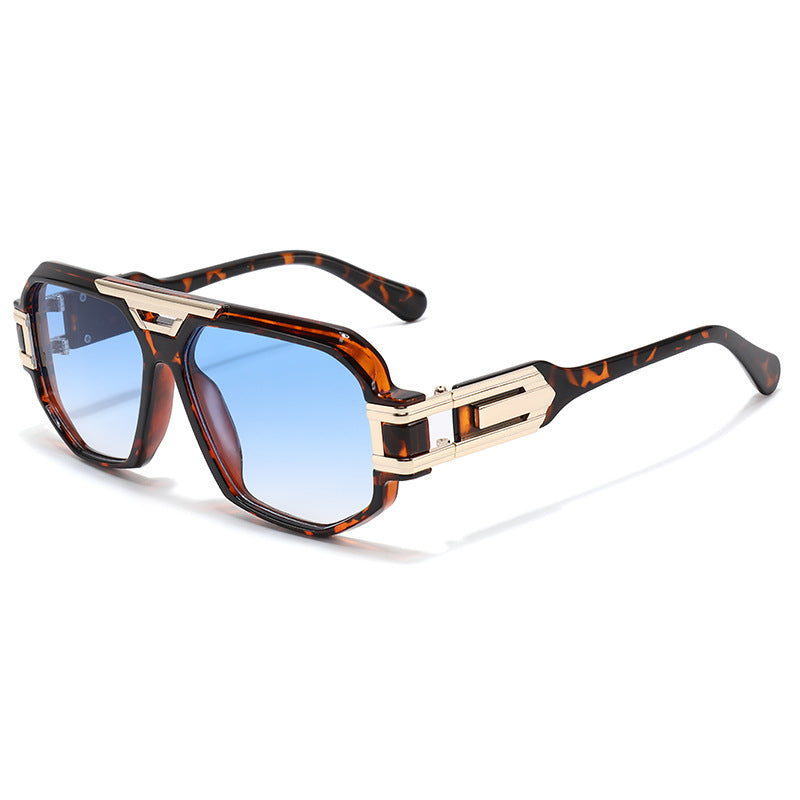 New Polygonal Men's Sunglasses Trendy Retro Style UV400 Protection