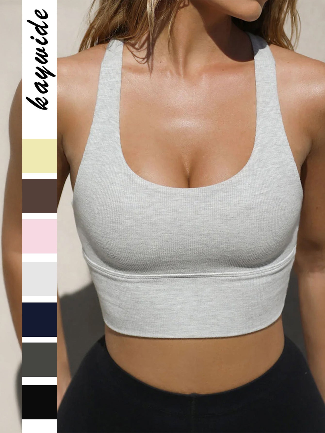Women's Slim Fit Yoga Tank Top - Lightweight Stretchy Fabric