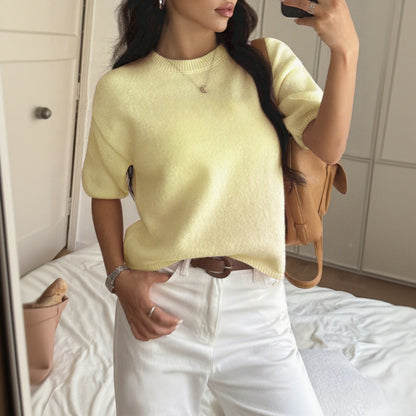 Casual Solid Color Women's Long Sleeve Sweater