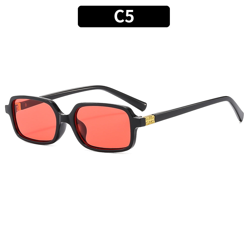 Retro Style Square Frame Sunglasses for Women - UV400 Protection