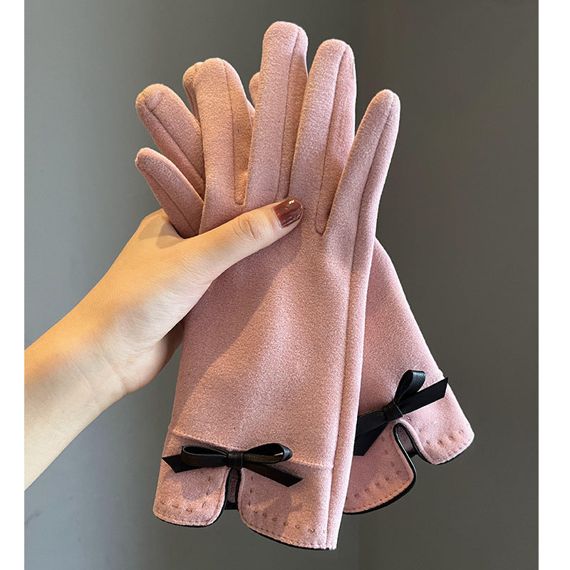 Elegant Touchscreen Thick Warm Winter Gloves