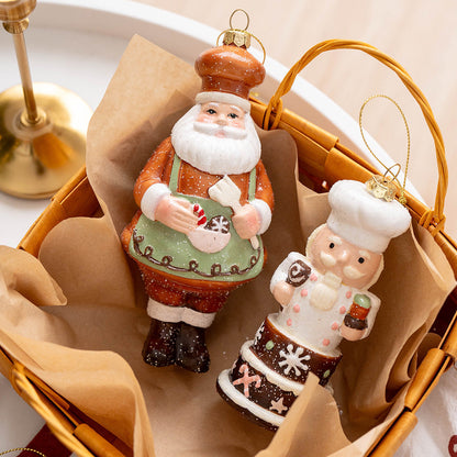 Cute Gingerbread Cookies Christmas Tree Hanging Ornament