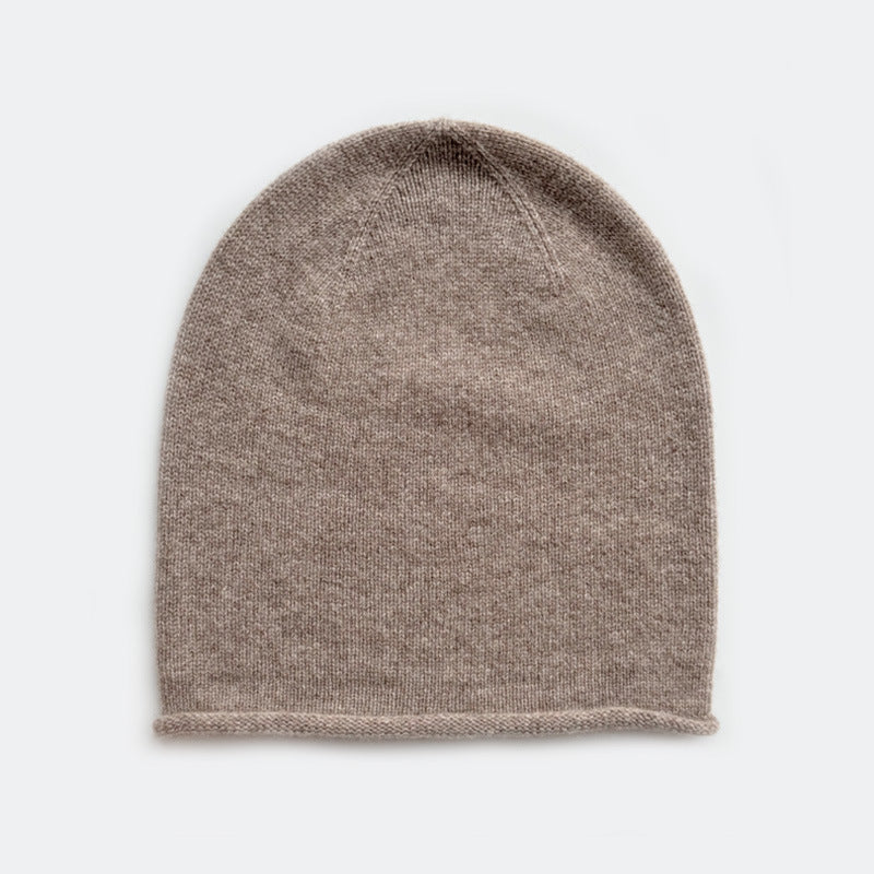 Trendy Solid Color 100% Australian Wool Knit Beanie
