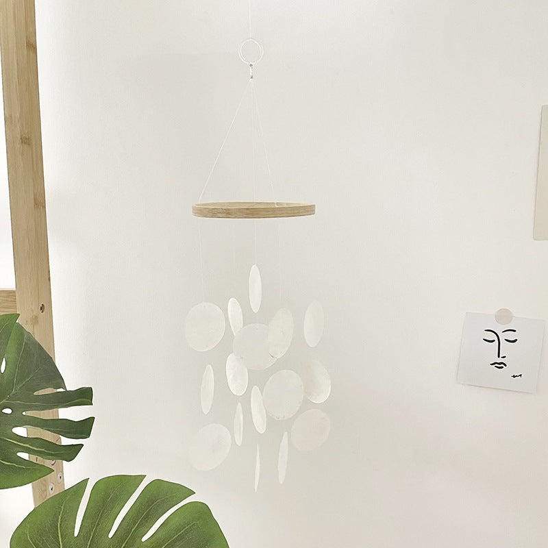 2+Simple Wooden Shell Suncatcher Hangings