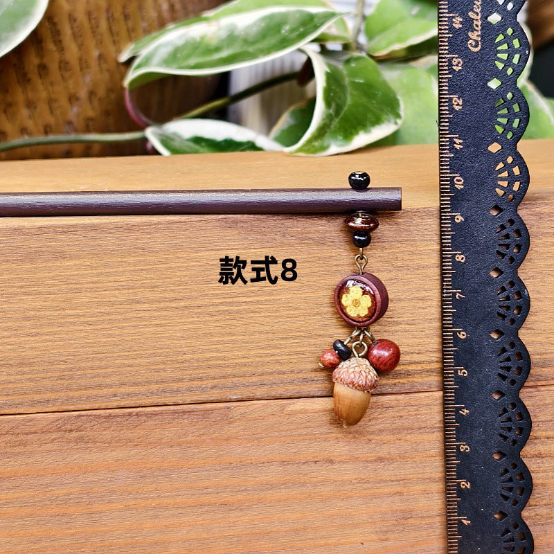 Vintage Floral Alloy Hair Stick Bohemian Headpiece