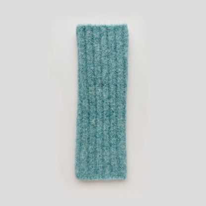 Knitted Fingerless Gloves Warm Wool Blend Solid Color Cozy Casual
