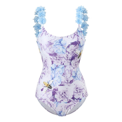 Ruffle Backless Swimwear String Cover