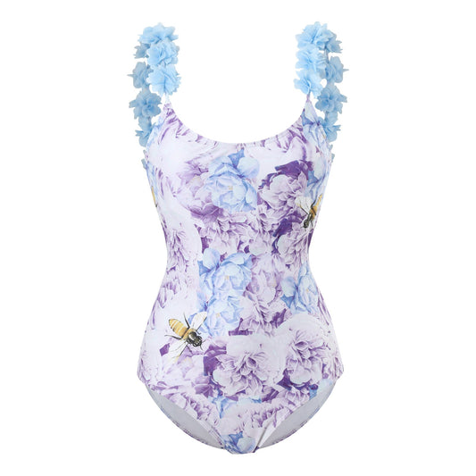 Ruffle Backless Swimwear String Cover