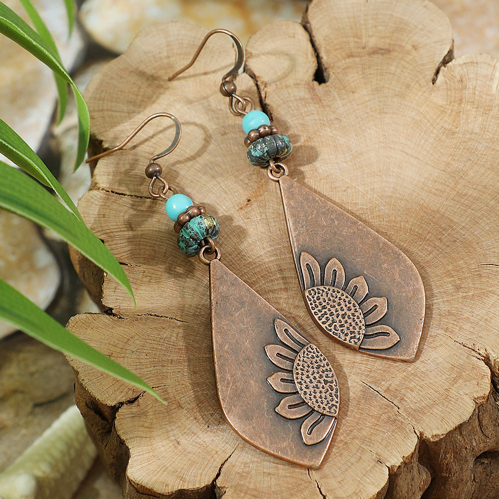 Bohemian Style Vintage Owl Earrings Zinc Alloy Jewelry
