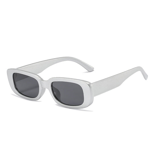 Trendy Square Sunglasses Stylish Black Frame Glasses