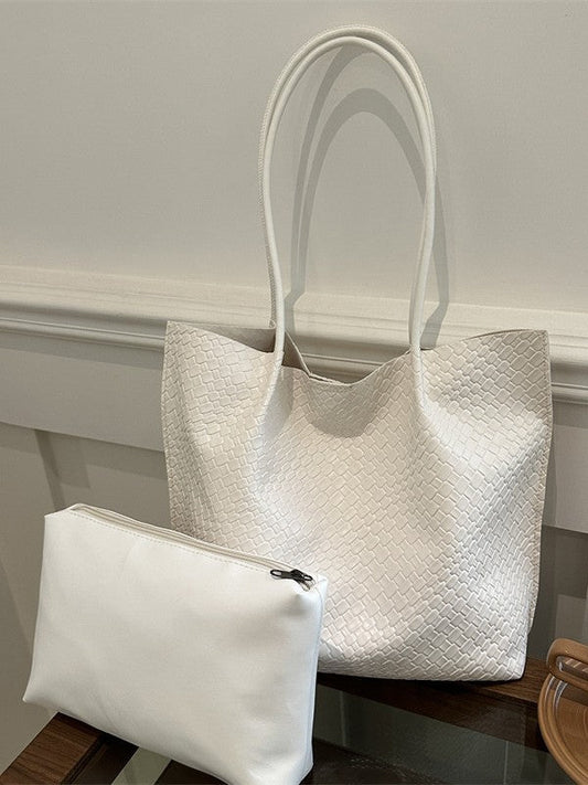 Fashionable Two-Piece Shoulder Bag Set Stylish Tote Bag for Women