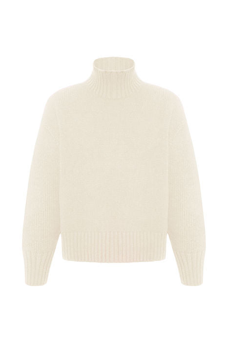 Fall Mock Neck Ribbed Knit Oversized Sweater
