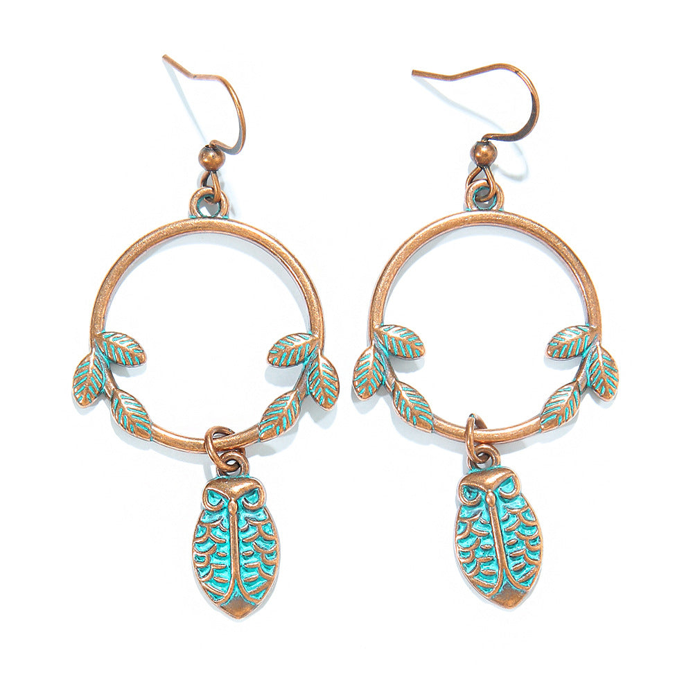 Bohemian Retro Tassel Earrings Vintage Style Travel Accessories