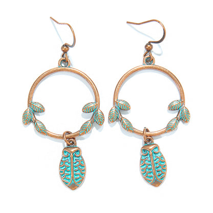 Bohemian Retro Tassel Earrings Vintage Style Travel Accessories