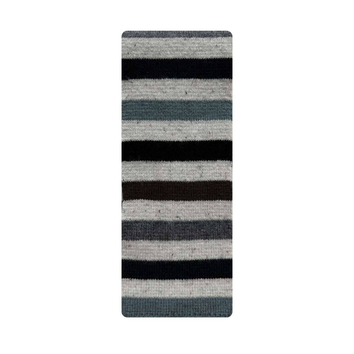 100% Merino Wool Striped Scarf Soft Long Neck Warmer