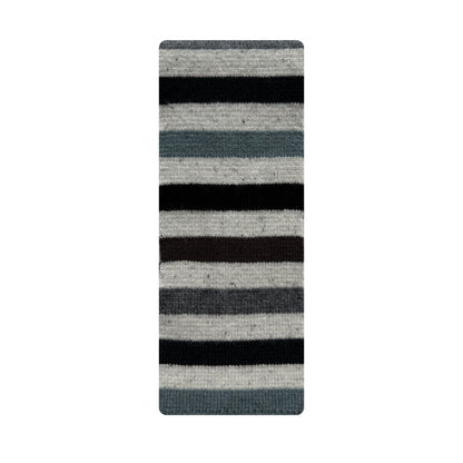 100% Merino Wool Striped Scarf Soft Long Neck Warmer