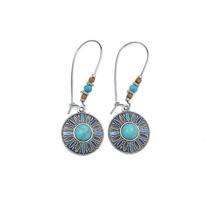 Bohemian Hippie Style Statement Dangle Earrings