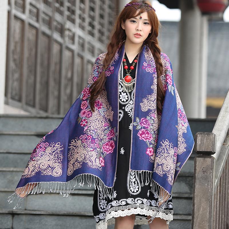 Nepal Ethnic Style Shawl Scarf