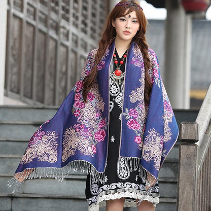 Nepal Ethnic Style Shawl Scarf