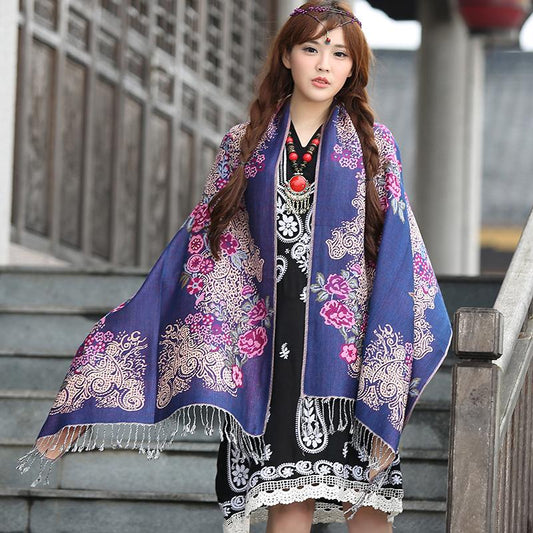 Nepal Ethnic Style Shawl Scarf