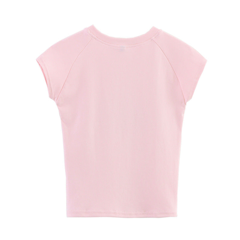 Fashion Sleeveless Crew Neck Crop Top