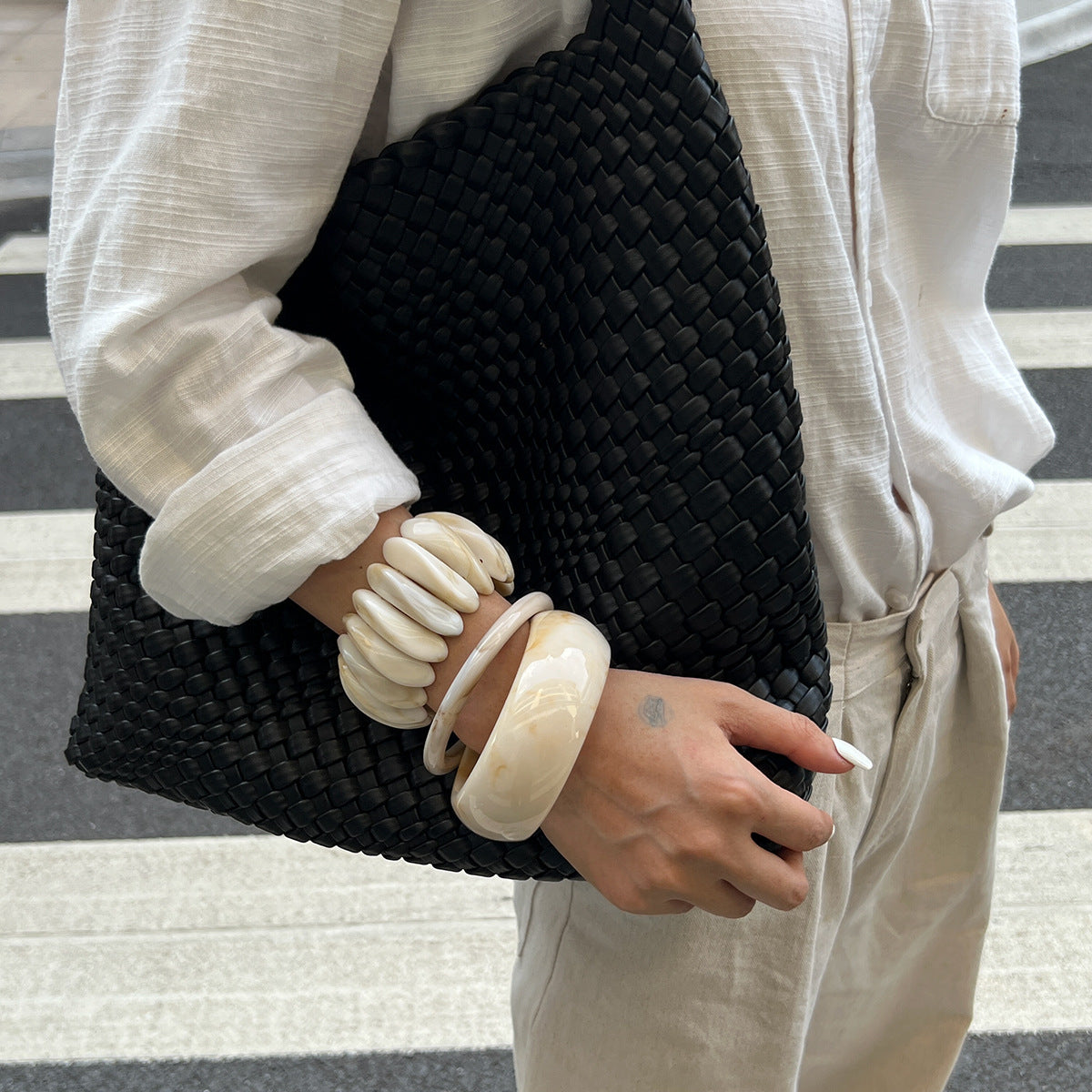 Artistic Retro Stackable Geometric Cuff Bracelets for Women