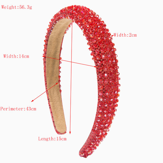 Fashionable Crystal Headband Elegant Accessory for Women