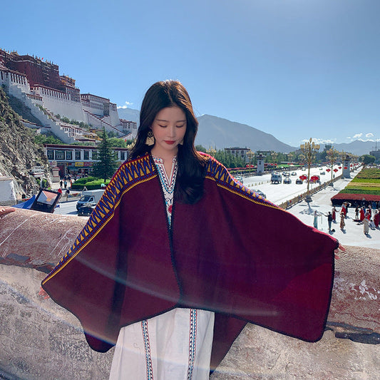 Autumn And Winter New Fashion Tibetan Scarf