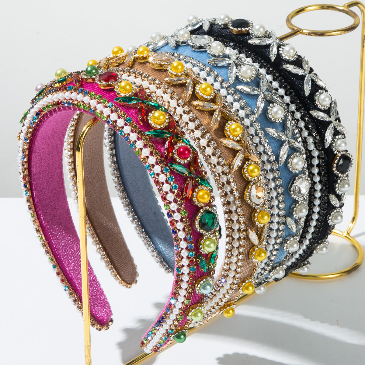 Baroque Vintage Wide Headband Elegant Hair Accessory